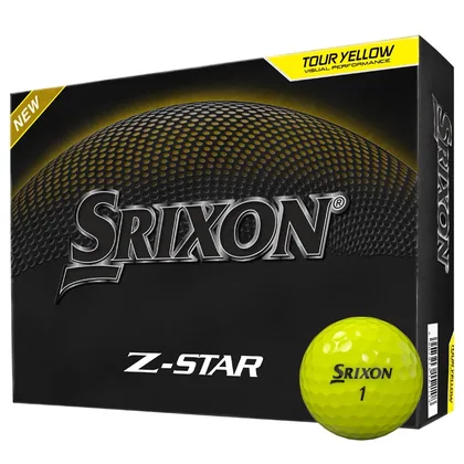 Srixon Z Star Golf Balls Yellow