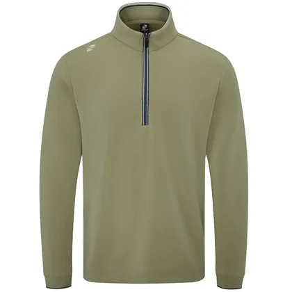 STUBURT 2026 ARLO 1/2 ZIP GOLF MIDLAYER - OLIVE