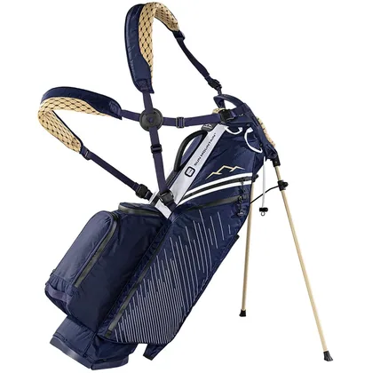 SUN MOUNTAIN 2026 ECLIPSE E-2.5 H2NO 4-WAY STAND BAG - NAVY / GOLD / WHITE