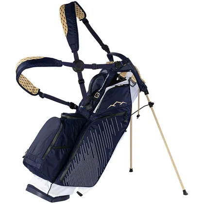 SUN MOUNTAIN 2026 ECLIPSE E-3.5 H2NO 4-WAY STAND BAG - WHITE / NAVY / GOLD