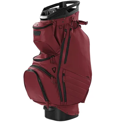 SUN MOUNTAIN 2026 MATCHPLAY 14-WAY GOLF CART BAG - MERLOT