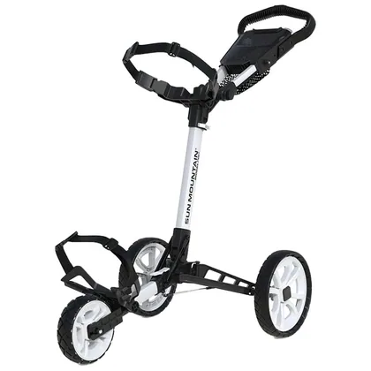 Sun Mountain Ridgeline 3 Wheel Golf Trolley White