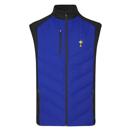 Sunderland Andorra Padded Thermal Ryder Cup Golf Wind Vest Electric Blue/Black