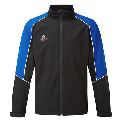 Sunderland Dolphin Tour Waterproof Golf Jacket Black/Maverick