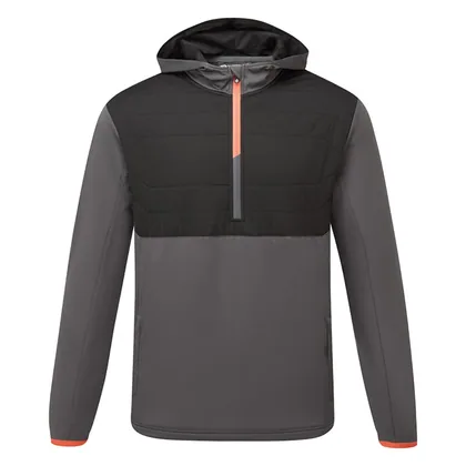 Sunderland Everest Hybrid Hooded Golf Wind Jacket Charcoal/Black/Inferno