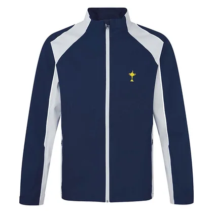Sunderland Typhoon Waterproof Ryder Cup Golf Jacket Navy/Silver/White