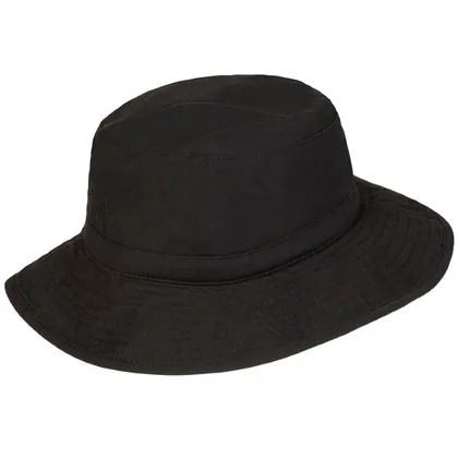 SUNDERLAND WATERPROOF GOLF BUCKET HAT - BLACK