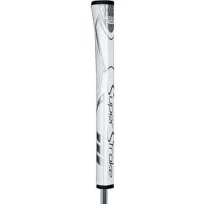 SuperStroke Zenergy Pistol Tour Putter Grips White/Silver
