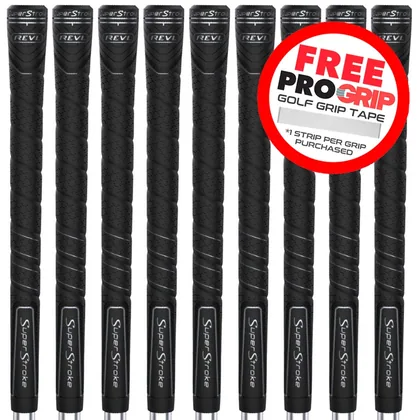 SUPERSTROKE REVL COMFORT GOLF GRIP BLACK - UNDERSIZE