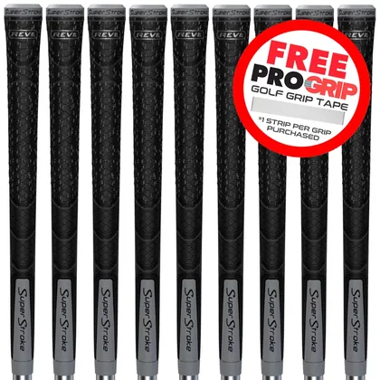 SUPERSTROKE REVL ELEMENT GOLF GRIP BLACK / GREY - MIDSIZE