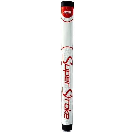 SUPERSTROKE ZENERGY 2.0 PT PUTTER GRIP - WHITE / RED