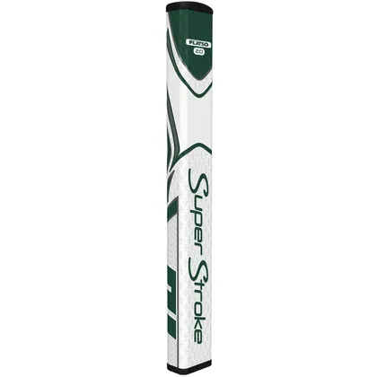 SUPERSTROKE ZENERGY FLATSO 2.0 PUTTER GRIP - WHITE / GREEN