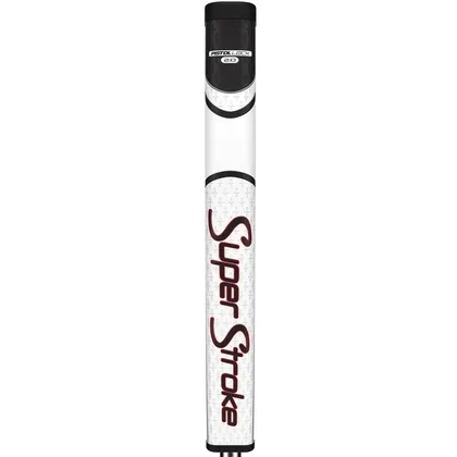 SUPERSTROKE ZENERGY PISTOL LOCK 2.0 PUTTER GRIP - WHITE / RED