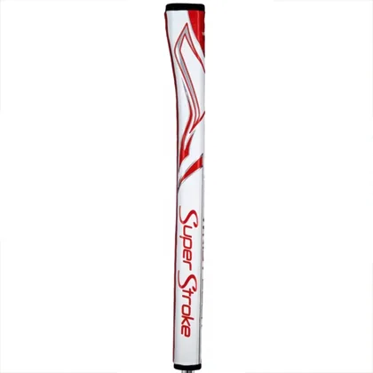 SUPERSTROKE ZENERGY WRIST LOCK PUTTER GRIP - WHITE / RED