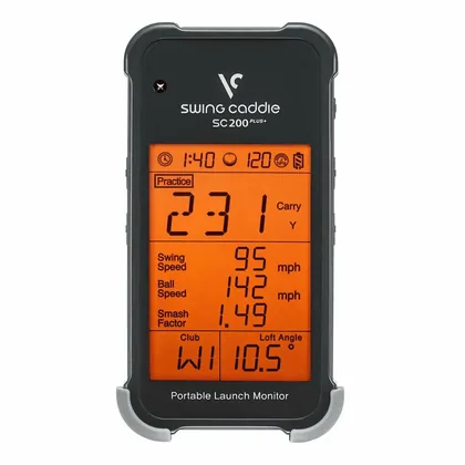 SWING CADDIE SC200 PLUS PORTABLE GOLF LAUNCH MONITOR