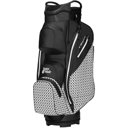 TAYLORMADE 2026 STORM DRY WATERPROOF CART BAG - HERITAGE ICON BLACK