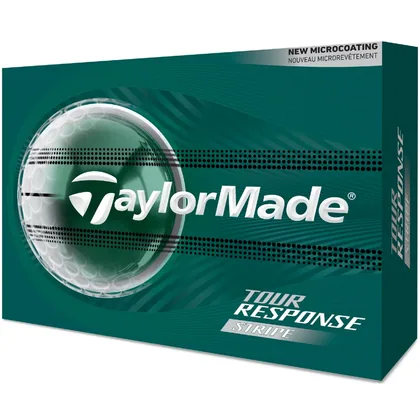 TAYLORMADE 2026 TOUR RESPONSE CLEAR STRIPE GOLF BALLS - WHITE