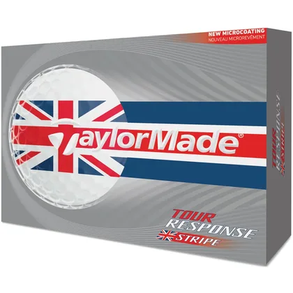 TAYLORMADE 2026 TOUR RESPONSE STRIPE GOLF BALLS - UNION JACK