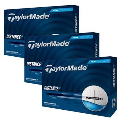 TaylorMade Distance Plus Golf Balls (3 For 2) - White