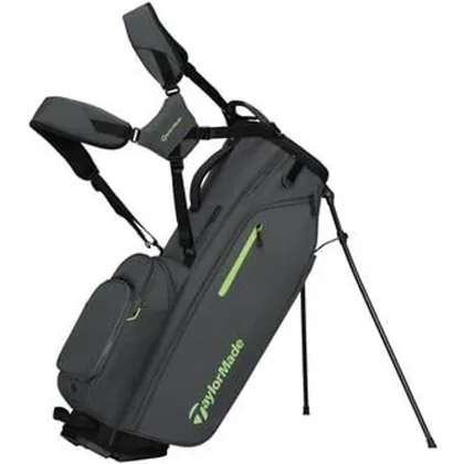 TaylorMade FlexTech Crossover Golf Stand Bag Grey/Neon Green