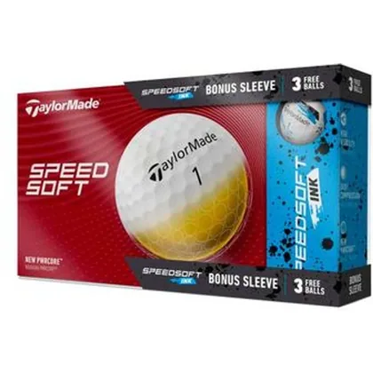 TaylorMade SpeedSoft Golf Balls Bonus 15-Ball Pack