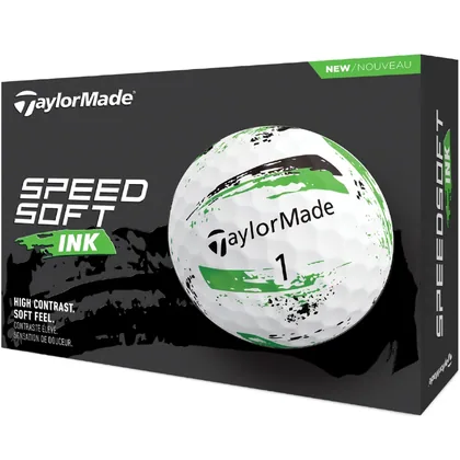 TAYLORMADE SPEEDSOFT INK GOLF BALLS - GREEN