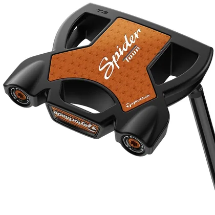 TAYLORMADE SPIDER TOUR #3 BLACK PUTTER - SMALL SLANT