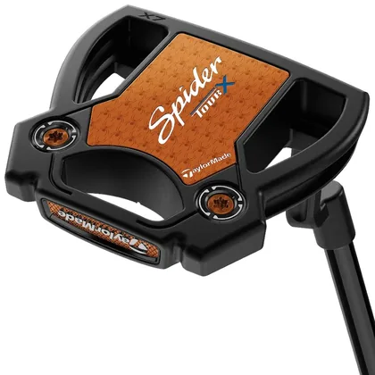 TAYLORMADE SPIDER TOUR X #1 BLACK PUTTER - L-NECK