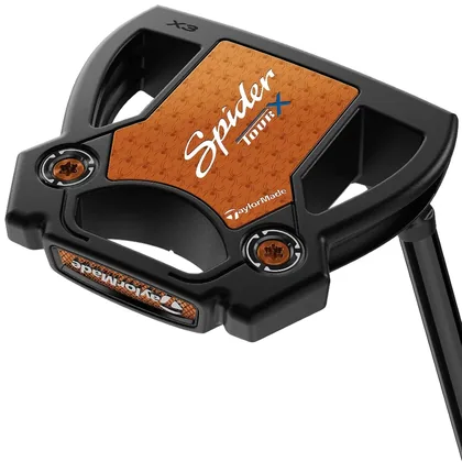 TAYLORMADE SPIDER TOUR X #3 BLACK PUTTER - SMALL SLANT