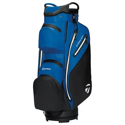 TaylorMade Storm Dry Waterproof Golf Cart Bag Black/Blue M2395301