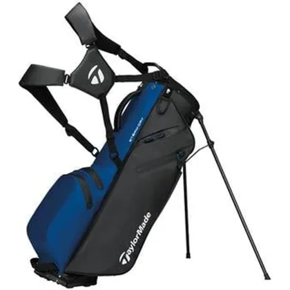 TaylorMade Storm Dry Waterproof Golf Stand Bag Black/Blue