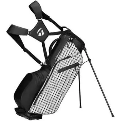 TaylorMade Storm Dry Waterproof Golf Stand Bag - Heritage Icon Black