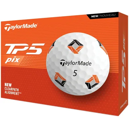 TAYLORMADE TP5 PIX 3.0 GOLF BALLS - WHITE