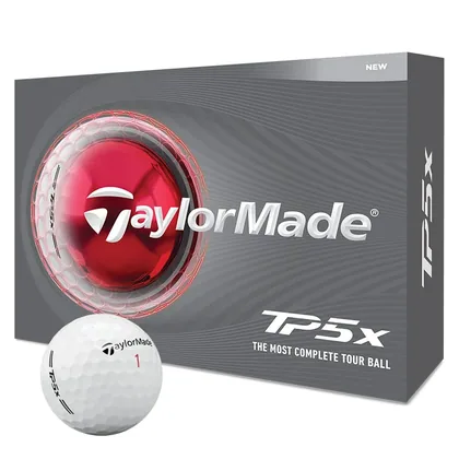 TaylorMade TP5x Golf Balls White