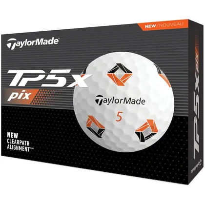TAYLORMADE TP5x PIX 3.0 GOLF BALLS - WHITE