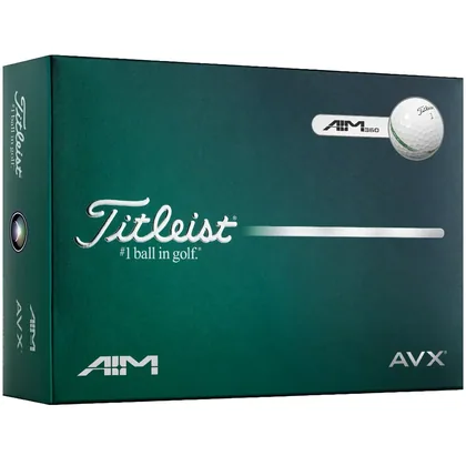 TITLEIST 2026 AVX AIM 360 GOLF BALLS - WHITE