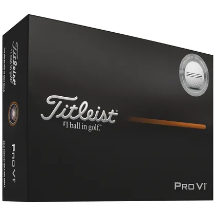 TITLEIST 2026 PRO V1 ENHANCED ALIGNMENT GOLF BALLS - WHITE