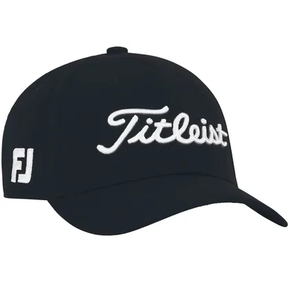 TITLEIST 2026 TOUR PERFORMANCE JUNIOR GOLF CAP - BLACK / WHITE