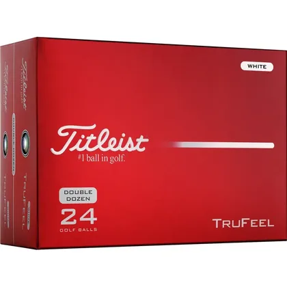TITLEIST 2026 TRUFEEL GOLF BALLS / DOUBLE DOZEN – WHITE