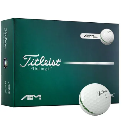 Titleist AVX AIM 360 White Golf Balls