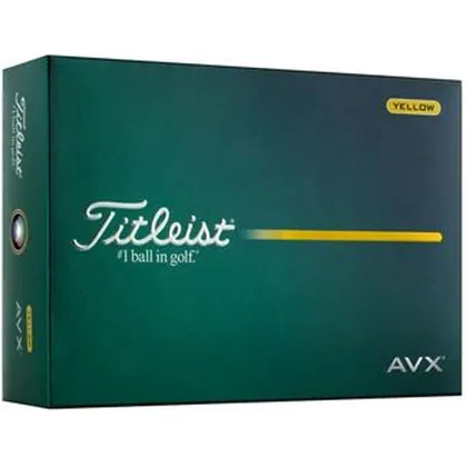 Titleist AVX High Optic Yellow Golf Balls