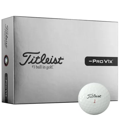 Titleist Pro V1x Left Dash White Golf Balls