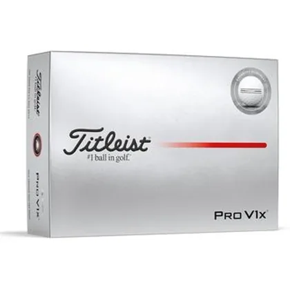 Titleist Pro V1X White Elongated Alignment Golf Balls