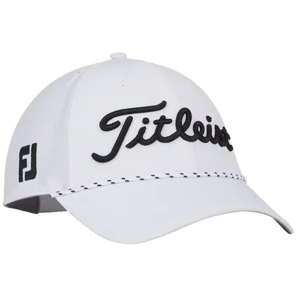 TITLEIST TOUR BREEZER GOLF CAP - WHITE / BLACK