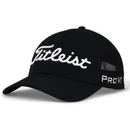 Titleist Tour Mesh Cap - Black/White
