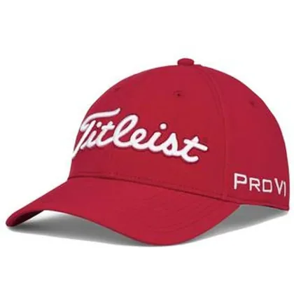 Titleist Tour Performance Golf Cap - Red/White