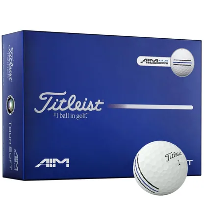 Titleist Tour Soft AIM Performance White Golf Balls