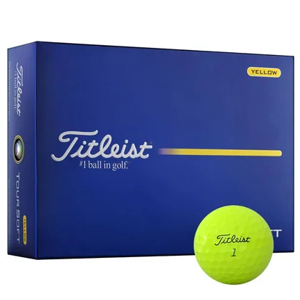 Titleist Tour Soft Yellow Golf Balls