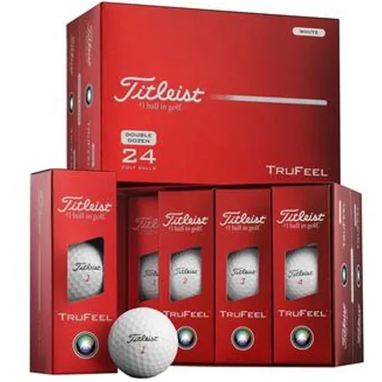 Titleist TruFeel White Double Dozen Golf Ball Pack