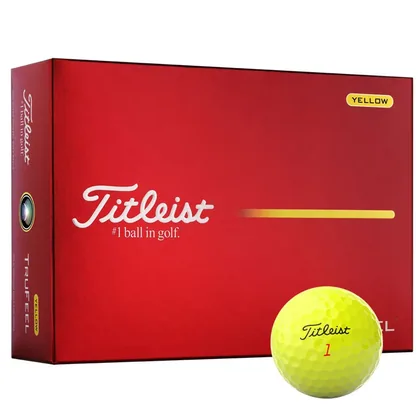 Titleist TruFeel Yellow Golf Balls